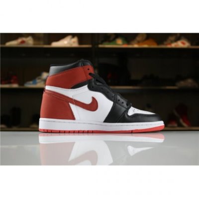 Nike Erkek Air Jordan 1 Retro High Og Beyaz / Siyah Basketbol Ayakkabısı Türkiye - XL87T2RB